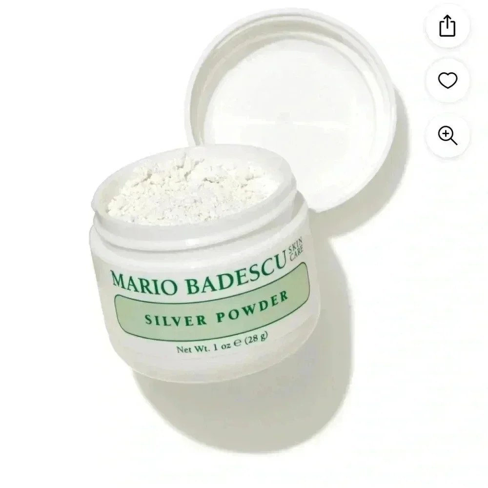 Mario Badescu Silver Powder for Oily Skin Pore Minimizer 1 Ounce New